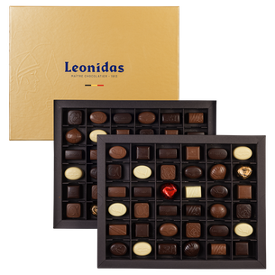 Boite de luxe dorée 2 étages 1100g