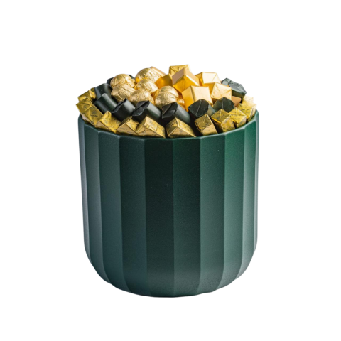 COLLECTION ÉMERAUDE 850g - 20 cm x 20 cm x 19 cm